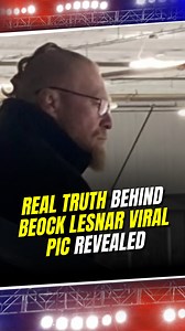 1.4M views · 8.3K reactions | The truth behind Brock Lesnar's viral pic at his son's hockey game! 勞 Find out what we discovered  . . . #BrockLesnar #Viralpic #TruthRevealed #SocialMedia #Hockey #Viral #Trending #FactCheck #SportsNews | Sportskeeda Wrestling | Facebook