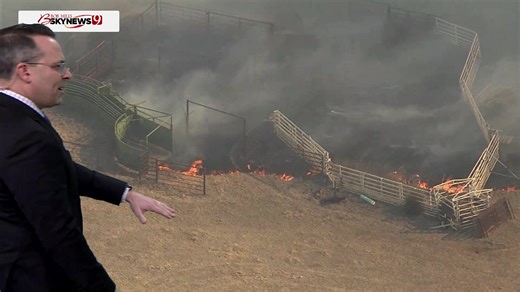 🔥 A grass fire burned 100–150 acres southeast of Tuttle on Friday, including parts of Fairview Cemetery. Officials say the fire is now under control. 🚒 No injuries have been reported, and there are no evacuations or road closures at this time. Authorities say updates will be shared as more information becomes available. Details below ⬇️ | KWTV - NEWS 9