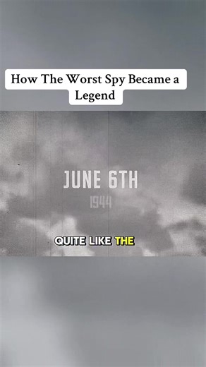 How The Worst Spy Became a Legend #spy #history #didyouknow #legend