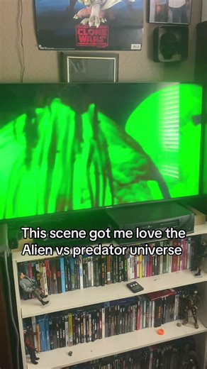 This scene got me love the Alien vs predator universe #youtubeshorts #alienvspredador