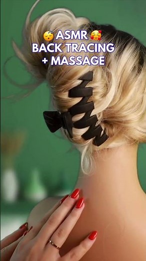 ASMR Relaxing Back Tracing & Massage 🤤