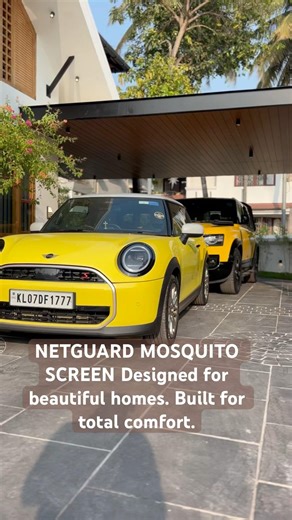 Designed forbeautiful homes.Built for total comfort.#kochi#home #netguard#india #pleatedmosquitonet#