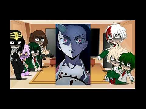 MHA meet (reacts to) Nezuko part 2/3 // 500+subs and new year special☆