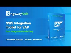 Getting Started with SSIS Integration Toolkit for SAP - KingswaySoft