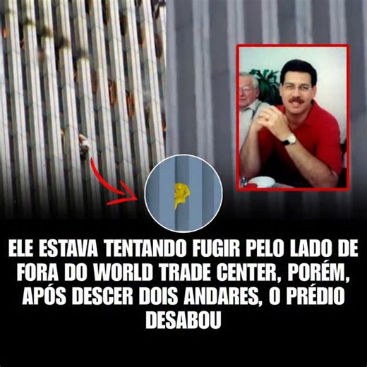 Rony luan on Instagram: "Frank Bennett Reisman, de 41 anos, era morador de Princeton, em Nova Jersey, e trabalhava como trader na Cantor Fitzgerald, no 104º andar da Torre Norte do World Trade Center. Com conhecimento em técnicas de escalada, em um momento extremo de desespero ele saiu pela janela e tentou descer o prédio apoiando pés e mãos nos vãos de concreto. Frank conseguiu descer cerca de dois andares, até que a torre desabou. Especialistas afirmam que, mesmo sem o colapso, seria praticame