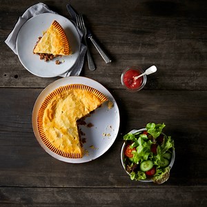 What's for dinner? How about making it pie-day with one of our Family Beef Pies? A generous family sized serve of our classic beef pie with the same perfect pastry and rich filling all for just $10. Pick one up in-store today and bake the family happy. | Ferguson Plarre's Bakehouse