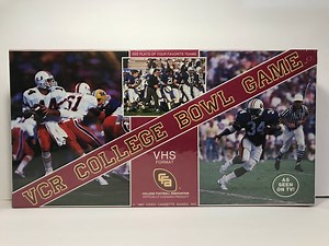 New 1987 VCR College Bowl Game VHS Format Brand New and Sealed - Etsy