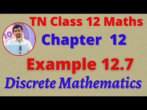 12th Maths Example 12.7 Discrete Mathematics CHAPTER 12 TN New Syllabus