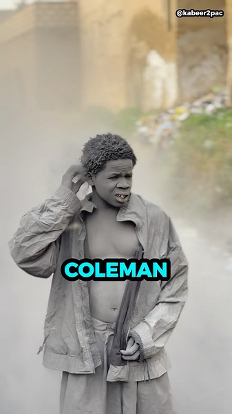 This Man Pours Coal on Himself Every Day