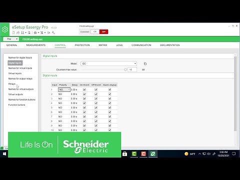 How to Change the Polarity of DI & DO in Easergy P3 Relay | Schneider Electric Support