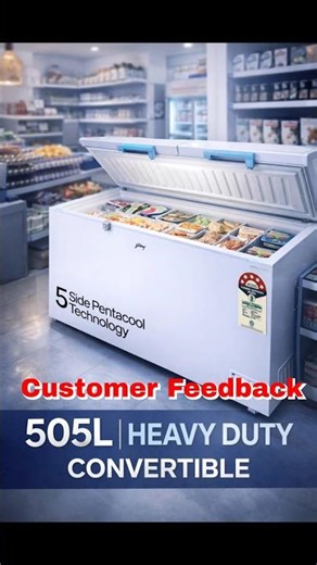 Customer Feedback: Godrej Double Door Deep Freezer