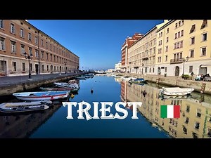 Trieste : in northern Italy | 4K walk | Splendid architecture | Stunning sculptures