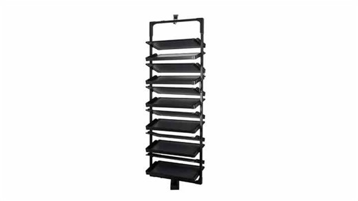 Wardrobe Storage Organizer Revolving Shoe Display Rack Space-saving Modern 360 Rotating Shoe Rack for Bedroom Cabinet