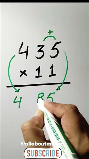 Multiply Hack!📚✅ #study #knowledge #math #mathproblem #tricksandsolutions #tricks