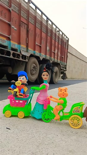 Remote Control Scooty Girl And Monkey Scooter Unboxing And Testing Short ||