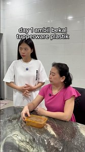 tupperware kena minyakk