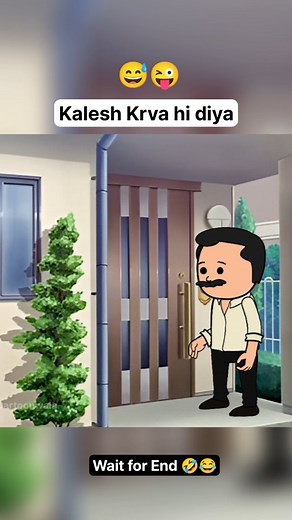 Ghar Mera Hai… Par Entry Nahi 🤣 . . . Please 🙏 Like 👍 Share ❤️ Comment and Follow . #knock #door #bell #waiting #outside #2d #opening #house #home #standingout #funnyvideo #comedy #funny #cartoon #2danimation #animation #fun | Cartoon Wala