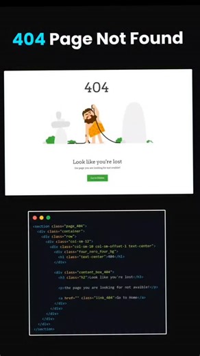 AI•CodeLab on Instagram: "404 Page Not Found! Follow @aicodelab_ Follow @aicodelab_ Follow @aicodelab_ #coderslife #404 #css #java#html"