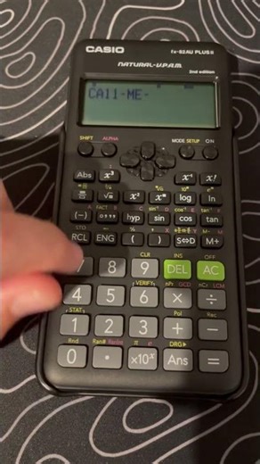 tutorial on how to do the baby boo on a calculator. #fyp #babyboo #casio #calculator