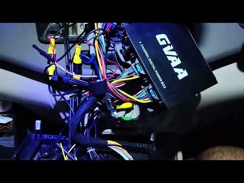 Car 4 channel mini amplifier installation and review 