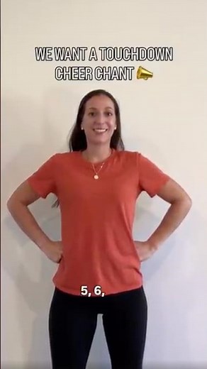 We Want a Touchdown! | Easy Football Cheer Chant 📣 #YouthCheer