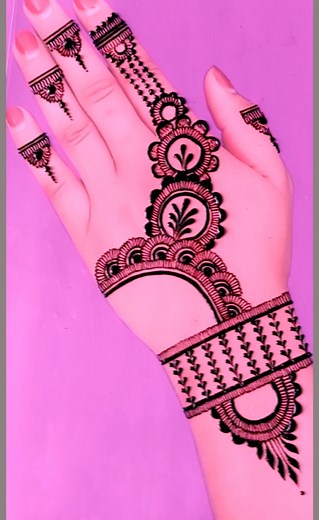 3.8K views · 78 reactions | Easy Stylish backhand mehndi design simple mehndi design | Mehndi Design | Facebook