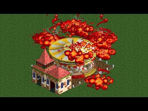 RCT2 - Exploding merry-go-round