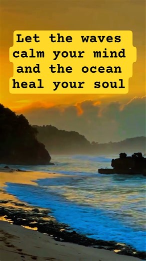 Breathe in the ocean, exhale the stress #relaxing #relaxingvideo #relaxation #peaceful #stressrelief