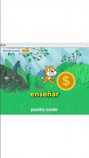 ¿Quieres hacer un contador de puntos en Scratch? #Scratch #PuntoCode #CodingForKids