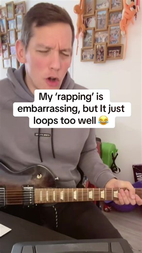 I cringe so bad listening to my ‘rapping’ , but it loops too well 😂 glutton for punishment lol. #breakstuff #limpbizkit #guitar #loop