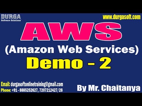 AWS (Amazon Web Services) tutorials || Demo - 2 || by Mr. Chaitanya On 23-01-2026 @7PM (IST)