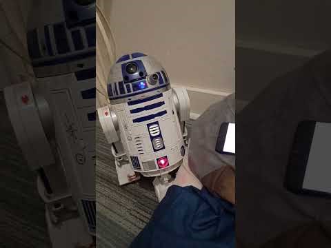 I Really Like Watching My Favorite YouTubers With My Very Own Voice Activated R2-D2 😎🌟🌟🌟🌟🌟#starwars🔥