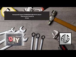 Honeywell Home RTH9585WF1004 Wi-Fi Smart Color Thermostat Install.