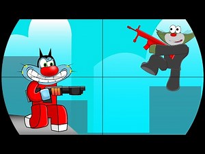 OGGY Went SHOTGUN AND SNIPER ONLY CHALLENGE As A NOOB in Roblox Rivals - ft.Oggy