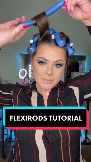 Curly Hair Flexi Rod Tutorial | Beauty GRWM