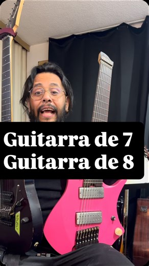 Guitarra de 7 cuerdas vs Guitarra de 8 cuerdas #guitarraelectrica #guitarrista #ibanez #goc | Hiber Grieck