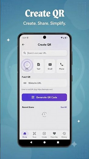Fast & Secure QR Code Scanner & Generator App for Android!
