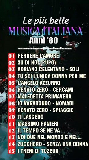 Musica italiana Anni '80 compilation i migliori #canzoniitaliane #italianmusic #anni80