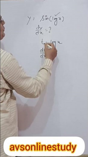differentiation by substitution method, #avsonlinestudy #studychemistry #mathtrick