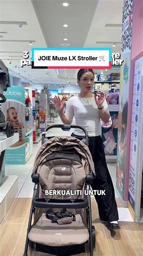 POV: You found a stroller that makes every outing easier 👌👶 The Joie Muze LX Stroller combines comfort, convenience, and effortless folding for parents on the go. Visit your nearest Babyshop today! #Babyshop #BabyshopMalaysia