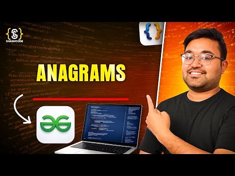 Check if two strings are anagrams | Java plus DSA Placement | FAANG