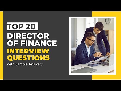 Director of Finance Interview Questions and Answers for 2025