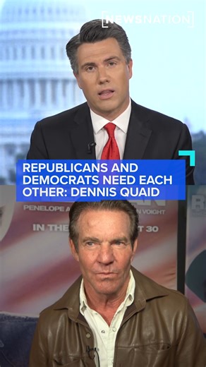 2.9K views · 23 reactions | Actor Dennis Quaid plays President Ronald Reagan in a new film premiering this weekend. He joined "On Balance" host Leland Vittert to discuss the film and explains an often overlooked fact: "Republicans and Democrats, we need each other." | NewsNation | Facebook