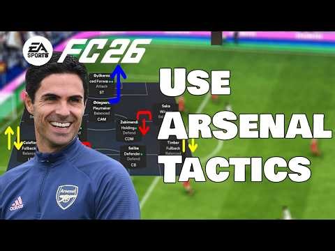 Best Defensive Formation And Tactics in FC 26 - Arteta 4231