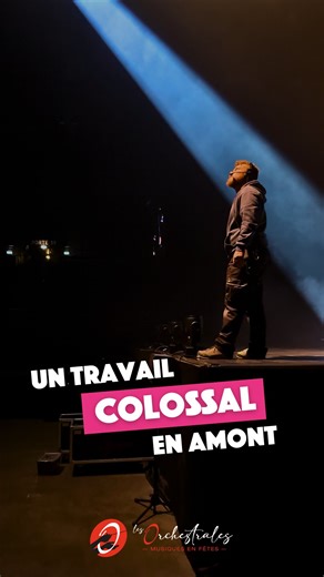 Les Orchestrales - Musiques en Fêtes on Instagram: "En seulement 2 jours, nos techniciens et bénévoles ont relevé un immense défi : installation de la scène, du son, des lumières, des instruments, des pupitres… Un travail de précision, de coordination et d’endurance, indispensable pour que la magie opère le jour J ✨ 👏 Un immense bravo et merci à toute l’équipe, sans qui Les Spectacles du Nouvel An ne pourraient exister."