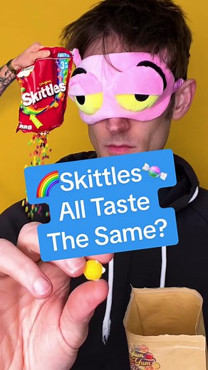 Im seeing if the rumors are true 🤔 Do all Skittles actually taste the same? I found out with these freeze dried skittles from @yumyumcandyshop #tiktokshop #snacks #freezedriedcandy #freezedriedskittles #skittles #candy #discontinuedsnacks #smallbusiness #tiktokmademebuyit #skittleschallenge