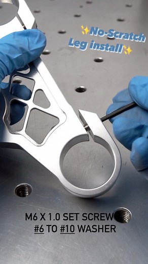 6.1K views · 290 reactions | ✨No-scratch fork leg install with our...