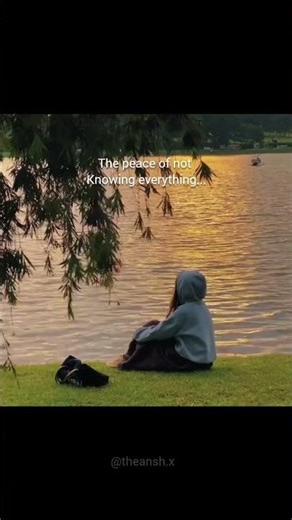 Sometimes, not knowing hurts less than the truth...🙃#fypシ #ytshorts#aesthetic#sad #silence#relatable