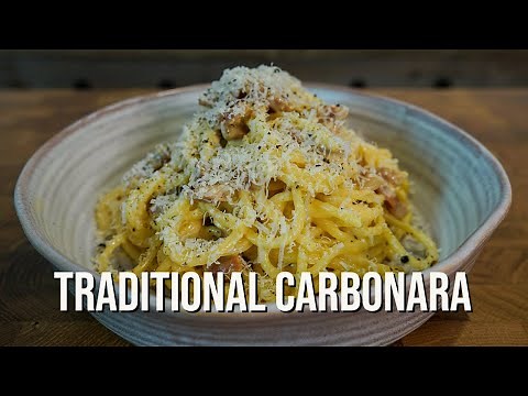 Traditional Spaghetti Carbonara Recipe | The Right Way
