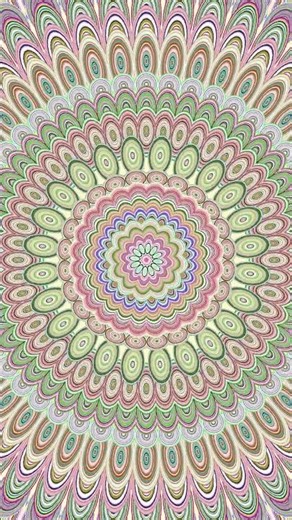 Multicolor Flower Hypnotic Mandala